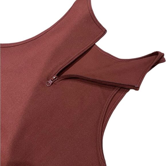 Forever 21 body con Cut Out ribbed Mini Dress size S/M - Picture 5 of 11